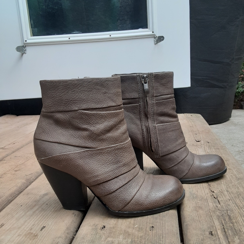Vince Camuto Brown Ankle Boots